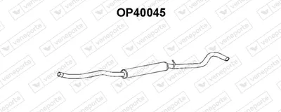 Presilenciador Opel CORSA A TR · Opel CORSA A Hatchback