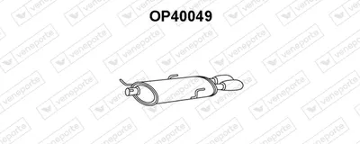 Silenciador posterior Opel ASTRA F Hatchback