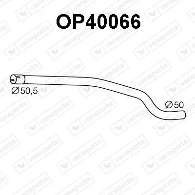 Tubo de escape Opel CORSA D · Vauxhall CORSA Mk III