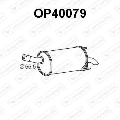Silenciador posterior Opel ASTRA H · Opel ASTRA H Estate · Opel ASTRA H GTC