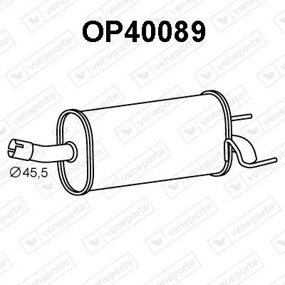 Silenciador posterior Opel ZAFIRA / ZAFIRA FAMILY B · Vauxhall ZAFIRA Mk II