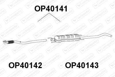 Presilenciador Opel CORSA C · Opel TIGRA TwinTop · Vauxhall CORSA Mk II