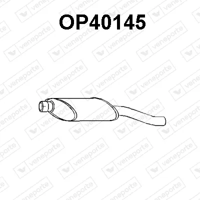 Silenciador posterior Opel KADETT D