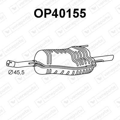 Silenciador posterior Opel ASTRA G Estate · Opel ASTRA G Estate Van · Opel ASTRA F CLASSIC Estate