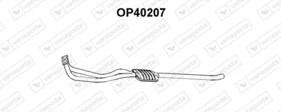 Tubo de escape VENEPORTE OP40207
