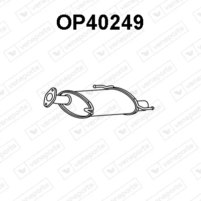 Silenciador posterior Opel AGILA · Suzuki SPLASH · Vauxhall AGILA Mk II