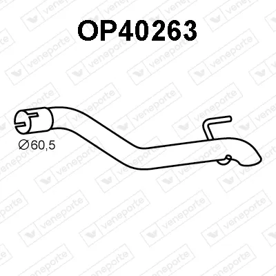 Tubo de escape VENEPORTE OP40263