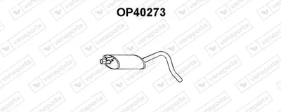 Presilenciador Opel REKORD E