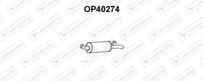 Silenciador posterior Opel REKORD E