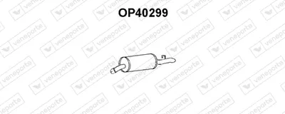 Silenciador posterior Opel OMEGA A Estate