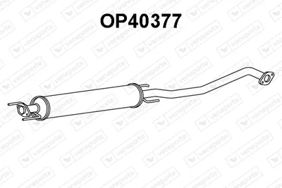 silenciador del medio Opel VECTRA B Hatchback · Opel VECTRA B · Opel VECTRA B Estate