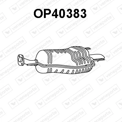 Silenciador posterior Opel ASTRA G Hatchback · Opel ASTRA F CLASSIC Hatchback · Vauxhall ASTRA Mk IV Hatchback