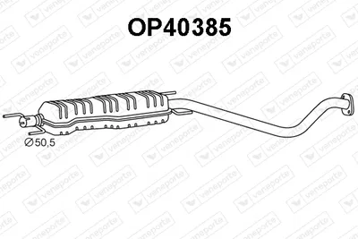 silenciador del medio Opel ASTRA F Saloon · Opel ASTRA G Hatchback · Opel ASTRA G Estate