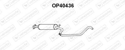 Presilenciador Opel KADETT E Combo