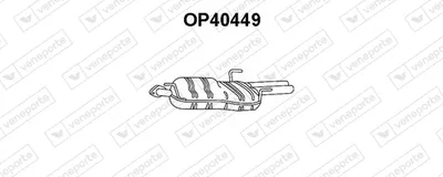 Silenciador posterior Opel VECTRA B Hatchback · Opel VECTRA B · Opel VECTRA B Estate