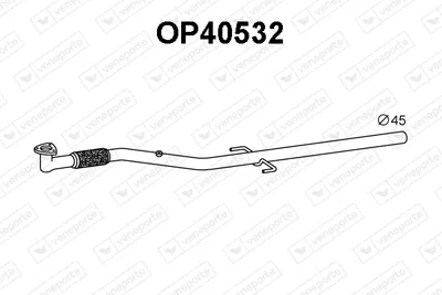 Tubo de escape Opel VECTRA C · Opel VECTRA C GTS · Opel SIGNUM Hatchback