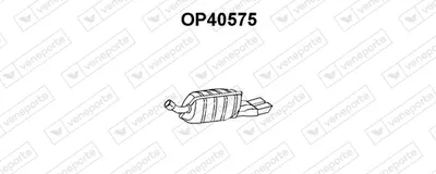 Silenciador posterior Opel VECTRA A
