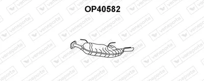 Silenciador posterior Opel VECTRA B Hatchback · Opel VECTRA B · Opel VECTRA B Estate