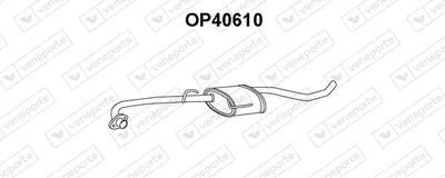 Presilenciador Opel OMEGA B