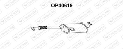 Silenciador posterior Opel FRONTERA A Sport · Opel FRONTERA A