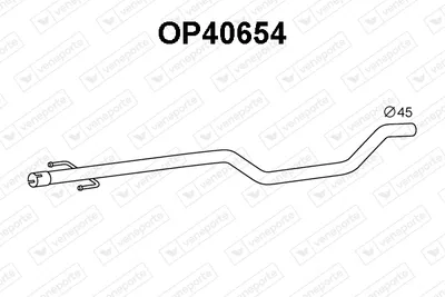 Tubo de escape Opel MERIVA A MPV · Opel MERIVA B MPV