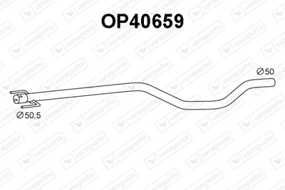 Tubo de escape Opel MERIVA A MPV