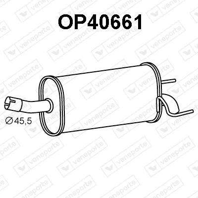 Silenciador posterior Opel ASTRA H · Opel ASTRA H Estate · Opel ASTRA H GTC