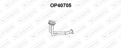 Tubo de escape Opel VECTRA A · Opel VECTRA A Hatchback