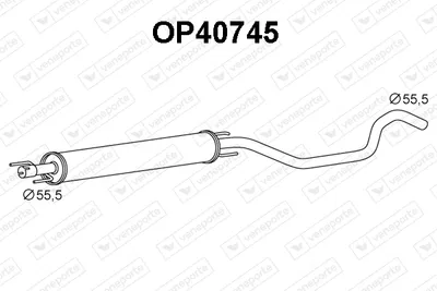 Presilenciador Opel ZAFIRA A MPV · Opel ZAFIRA / ZAFIRA FAMILY B · Opel ZAFIRA B Box Body/MPV