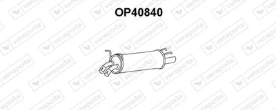 Silenciador posterior Opel OMEGA B Estate