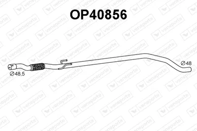 Tubo de escape Alfa Romeo MITO · Fiat PUNTO EVO · Fiat PUNTO Hatchback Van