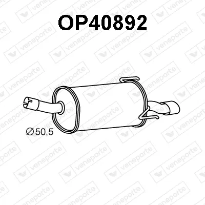 Silenciador posterior Opel ASTRA H · Opel ASTRA H GTC · Opel ASTRA H CLASSIC Hatchback