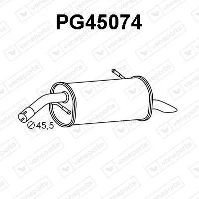 Silenciador posterior Peugeot 207 · Peugeot 207 SW · Peugeot 207 Hatchback Van