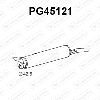 Silenciador posterior Peugeot 305 I · Peugeot 305 II