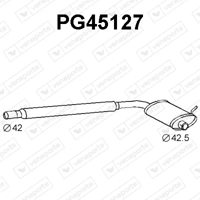 Presilenciador Peugeot 305 II Break