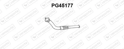 Tubo de escape VENEPORTE PG45177