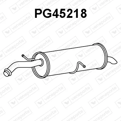 Silenciador posterior Citroën C4 I · Peugeot 308 I