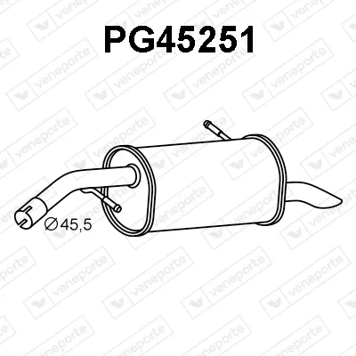 Silenciador posterior Peugeot 207 · Peugeot 207 SW · Peugeot 207 Hatchback Van