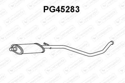 silenciador del medio Peugeot 306 Hatchback · Peugeot 306 · Peugeot 306 Break