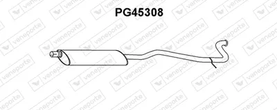 Presilenciador Peugeot 406 · Peugeot 406 Break