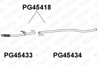 Tubo de escape Peugeot 206 Hatchback
