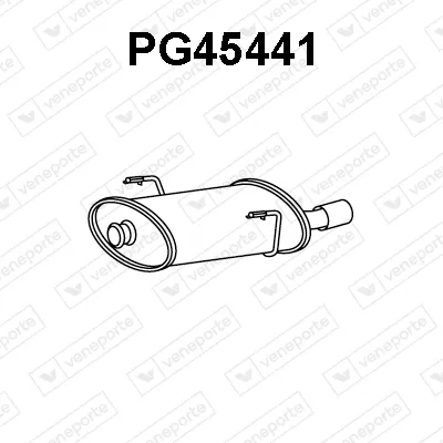 Silenciador posterior Peugeot 206 Hatchback · Peugeot 206 CC