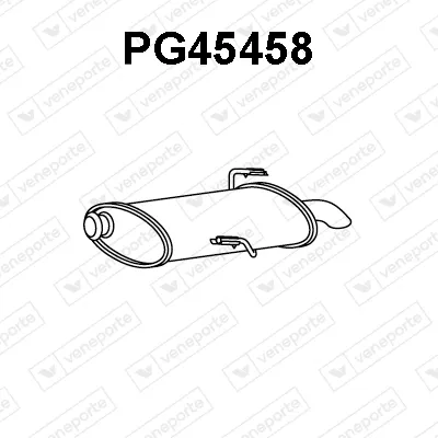 Silenciador posterior Peugeot 206 SW