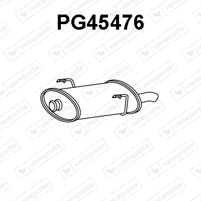 Silenciador posterior Peugeot 206 Hatchback