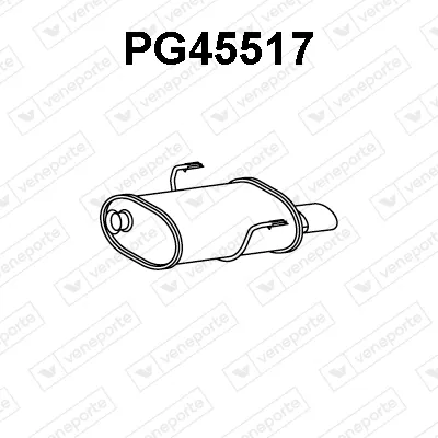 Silenciador posterior Peugeot 406 Coupe