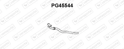 Tubo de escape VENEPORTE PG45544