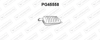 Silenciador posterior Peugeot 605