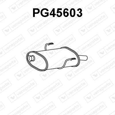 Silenciador posterior Peugeot 406