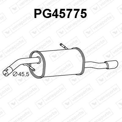 Silenciador posterior Peugeot 207 · Peugeot 207 CC · Peugeot 207 SW