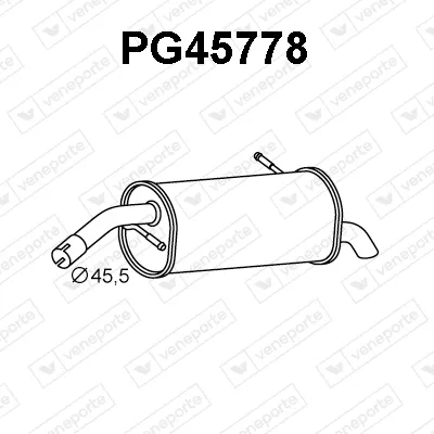 Silenciador posterior Peugeot 207 · Peugeot 207 CC · Peugeot 207 SW